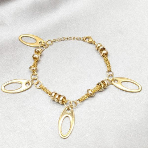 Pulsera Elegante 03.63.22996.07 Acero Inoxidable, Pulido, Dorado