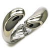 Aro Individual 07.215.0009.1.05 Rodio Laminado, Diseño de Gota, Pulido, Rodinado