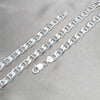 Pulsera Básica 03.420.0030.09 Plata Rodinada, Diseño de Mariner, Pulido, Plateado