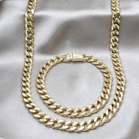 Collar y Pulso 06.63.0306.28 Acero Inoxidable, Pulido, Dorado