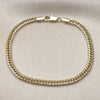 Pulsera Básica 03.213.0299.07 Oro Laminado, Pulido, Dorado
