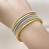 Aro Trio 07.170.0057 Oro Laminado, Diseño de Espiral, Pulido, Tricolor