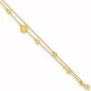 Tobillera Básica 5.016.007.10 Oro Laminado, Diseño de Cascavel, Mate, Dorado
