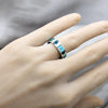 Anillo de Hombre 01.63.0702.11 Acero Inoxidable, Resinado Acqua, Acero