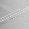 Gargantilla Básica 04.420.0024.16 Plata Rodinada, Diseño de Mariner, Pulido, Plateado