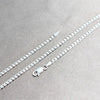 Tobillera Básica 03.420.0032.10 Plata Rodinada, Diseño de Cubana, Pulido, Plateado