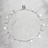 Tobillera Elegante 03.409.0044.10 Plata Rodinada, Diseño de Estrella, Pulido, Plateado