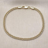 Pulsera Básica 03.213.0297.07 Oro Laminado, Pulido, Dorado