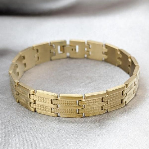 Pulsera Solida 03.63.22941.08 Acero Inoxidable, Pulido, Dorado