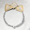 Pulsera Elegante 03.63.22123.07 Acero Inoxidable, Pulido, Dos Tonos