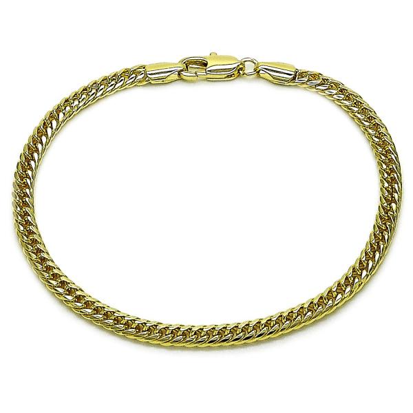 Pulsera Básica 03.213.0299.07 Oro Laminado, Pulido, Dorado