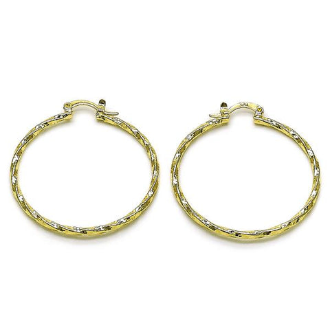 Argolla Mediana 02.170.0572.40 Oro Laminado, Diamantado, Dorado