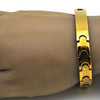 Pulsera con Placa 03.63.1412.08 Acero Inoxidable, Pulido, Dorado