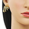 Arete Dormilona 02.282.0027 Oro Laminado, Pulido, Dorado