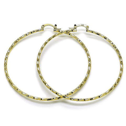 Argolla Extra Grande 02.170.0572.70 Oro Laminado, Diamantado, Dorado