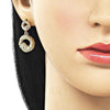 Arete Dormilona 02.170.0563 Oro Laminado, Pulido, Dorado