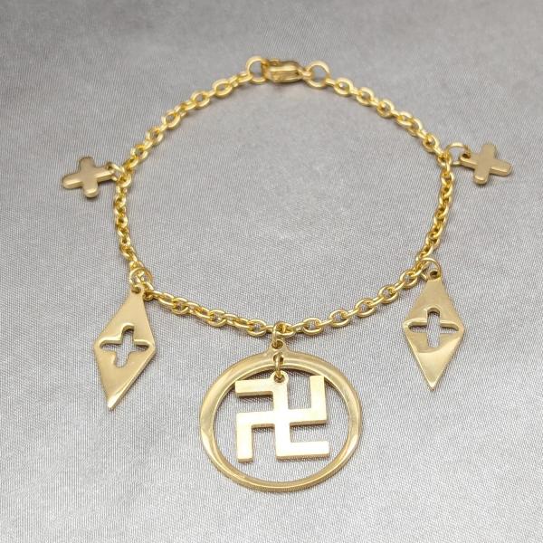 Pulsera Solida 03.63.22960.07 Acero Inoxidable, Pulido, Dos Tonos