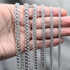 Gargantilla Básica 04.420.0007.26 Plata Rodinada, Diseño de Miami Cubana, Pulido, Plateado