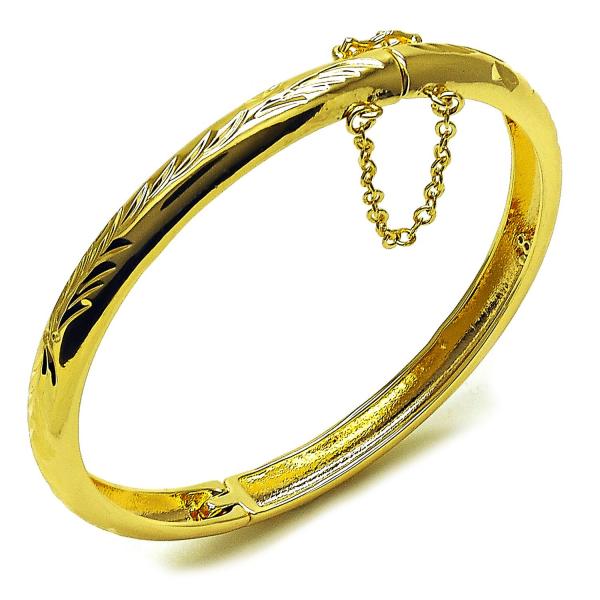 Aro Individual 07.168.0015.1.06 Oro Laminado, Diamantado, Dorado