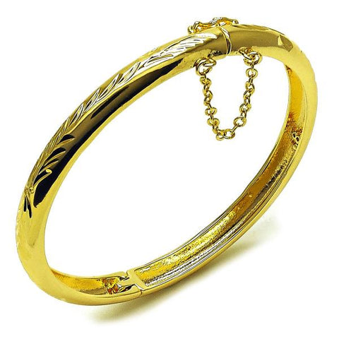 Aro Individual 07.168.0015.1.06 Oro Laminado, Diamantado, Dorado