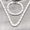 Collar y Pulso 06.116.0057.3 Acero Inoxidable, Pulido, Plateado