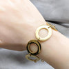 Pulsera Elegante 03.63.22122.08 Acero Inoxidable, Pulido, Dorado