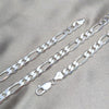 Pulsera Básica 04.420.0009.9 Plata Rodinada, Diseño de Figaro, Pulido, Plateado