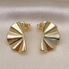 Arete Dormilona 02.418.0001 Oro Laminado, Pulido, Dorado