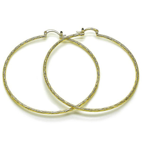 Argolla Extra Grande 02.170.0573.70 Oro Laminado, Diamantado, Dorado