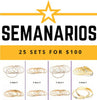 Kit Surtido de 25 Pulseras Semanarias al por mayor — SKU 132093