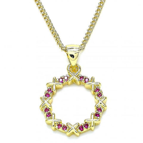 Collares con Dije 04.156.0335.1.20 Oro Laminado, Pulido, Dorado