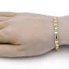 Pulsera Básica 04.63.1338.08 Oro Laminado, Pulido, Dorado