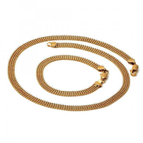 Collar y Pulso 5.220.001.18 Oro Laminado, Pulido, Dorado