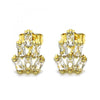 Arete Dormilona 02.283.0051 Oro Laminado, con Zirconia Cubica Blanca, Pulido, Dorado