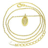 Collares con Dije 04.332.0001.2.16 Plata Rodinada, Pulido, Dorado