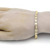 Pulsera Básica 04.63.1337.08 Oro Laminado, Pulido, Dorado