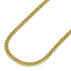 Gargantilla Básica 04.63.1413.20 Oro Laminado, Diseño de Miami Cubana, Pulido, Dorado