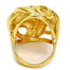 Anillo Multi Piedra 01.241.0006.10 Oro Laminado, con Cristal Blanca, Pulido, Dorado