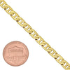 Pulsera Básica 5.222.024.09 Oro Laminado, Diseño de Mariner, Pulido, Dorado