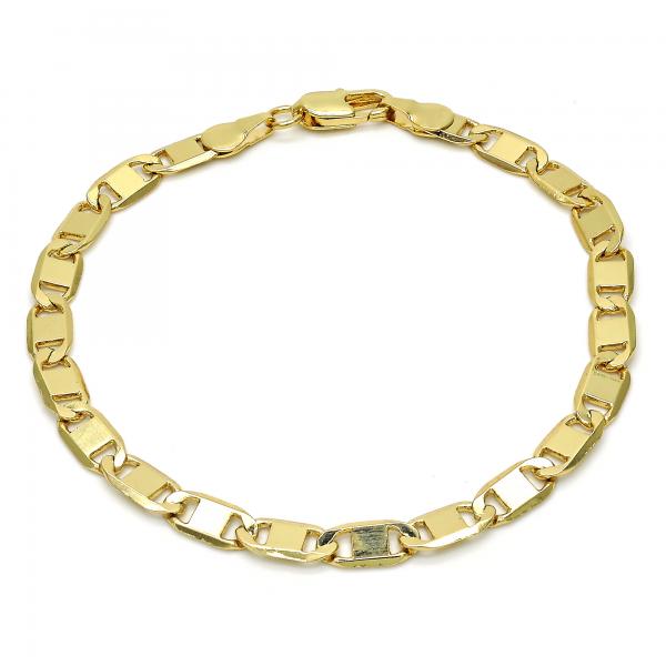 Pulsera Básica 04.63.1335.08 Oro Laminado, Pulido, Dorado