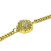 Pulsera Elegante 03.193.0001.07 Oro Laminado, con Micro Pave Blanca, Pulido, Dorado