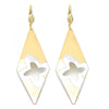 Arete Colgante 5.078.007 Oro Laminado, Tricolor