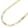 Gargantilla Básica 04.213.0241.22 Oro Laminado, Diseño de Figaro, Pulido, Dorado