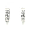 Argolla Huggie 02.384.0024.12 Acero Inoxidable, con Cristal Blanca, Pulido, Acero