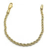 Pulsera Básica 5.222.034.08 Oro Laminado, Diseño de Rope, Pulido, Dorado