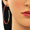 Arete Dormilona 02.122.0118.1.55 Oro Laminado, con Cristal Granate, Pulido, Dorado