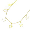 Collares con Dije 04.336.0184.2.16 Plata Rodinada, Diseño de Estrella, Pulido, Dorado