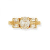 Anillo Elegante 5.166.008.06 Oro Laminado, con Zirconia Cubica Blanca, Pulido, Dorado