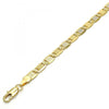 Pulsera Básica 04.63.1336.08 Oro Laminado, Pulido, Dorado