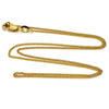 Gargantilla Básica 5.223.033.18 Oro Laminado, Diseño de Cubana, Pulido, Dorado